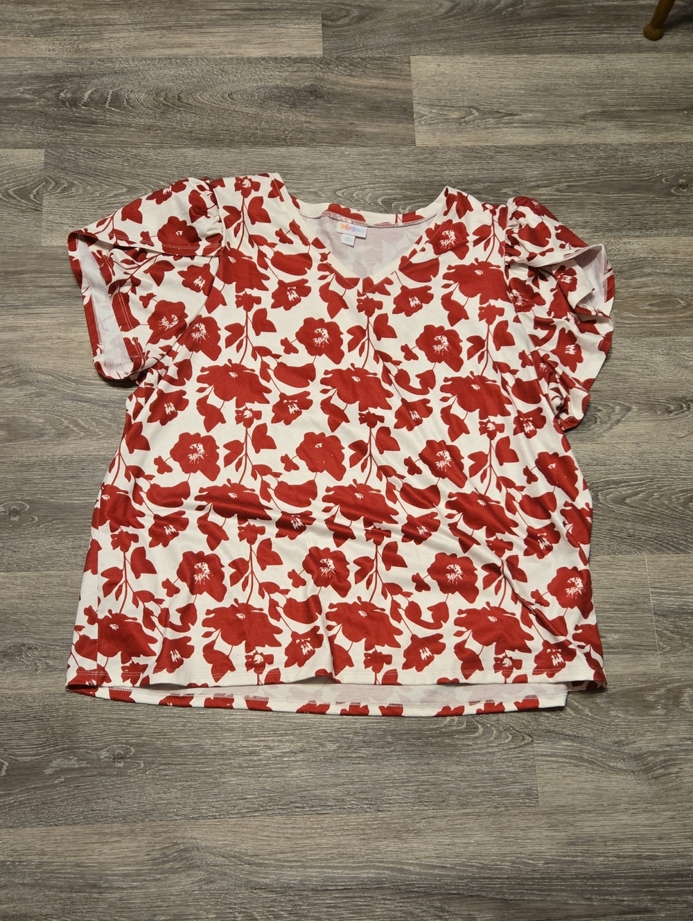 Lularoe Remi V Neck Top Sz 2X